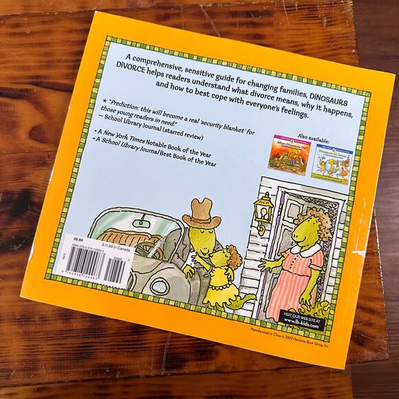 Dino Tales: Dinosaurs Divorce A Guide For Changing Families Paperback Book - Picture 6 of 7